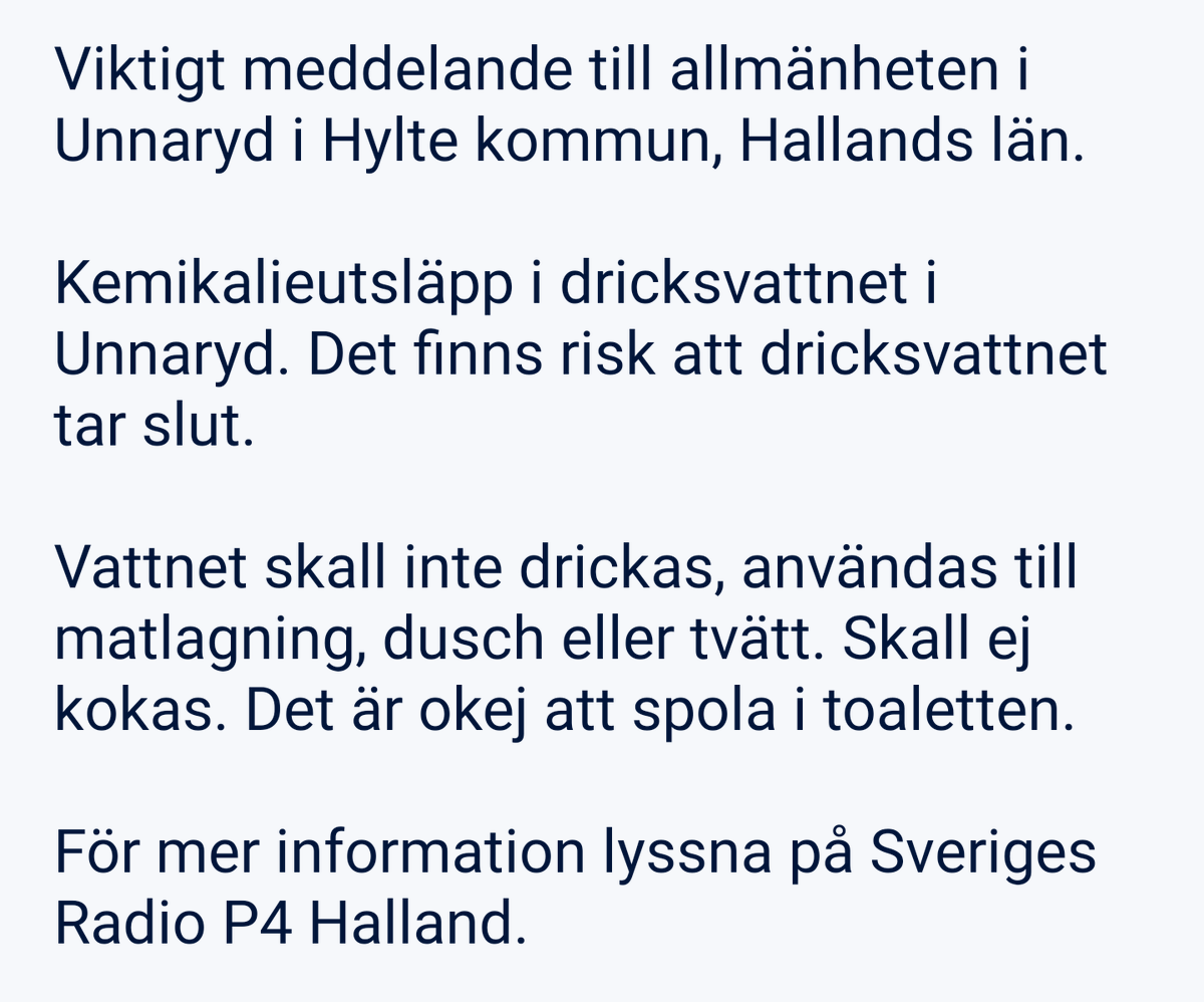 per_liss's tweet photo. Hoppas allmänheten har följt råden från myndigheterna om #krisberedskap. https://t.co/buH7jcbiMB