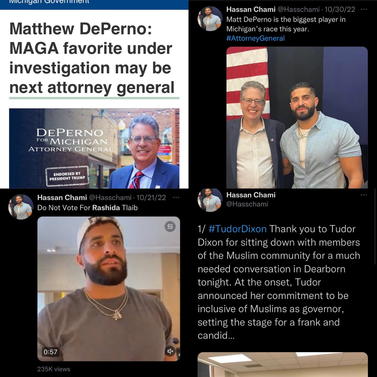 tify330's tweet photo. Joined in October 202, first post October 19th, this dude is #TheOps and trying to help Republicans defeat Gretchen and Rashida Tlaib. You tried it! https://t.co/uKc2HiQ9bv