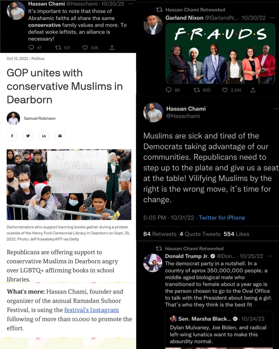 tify330's tweet photo. Joined in October 202, first post October 19th, this dude is #TheOps and trying to help Republicans defeat Gretchen and Rashida Tlaib. You tried it! https://t.co/uKc2HiQ9bv