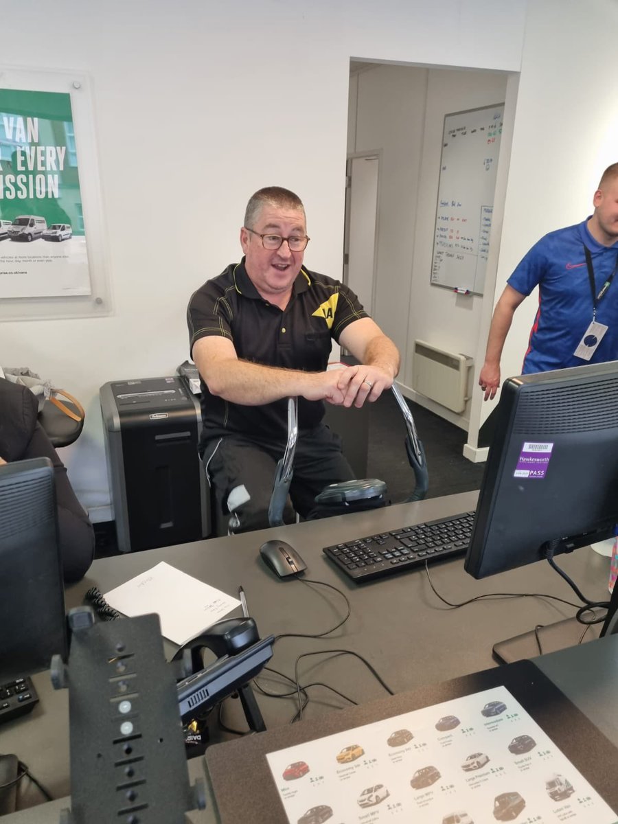 Even the AA are on board with our 1000 mile cycle! Share and scan for CIN!! #pudsey #childreninneed