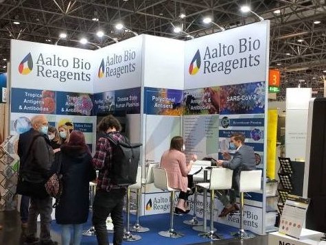 The countdown for MEDICA 2022 has begun. Our team is eagerly looking forward to meeting all of our customers and suppliers next week. 

We will be in Hall 3, Stand 3/C64.

If you would like to meet any of our commercial team please contact info@aaltobioreagents.com.