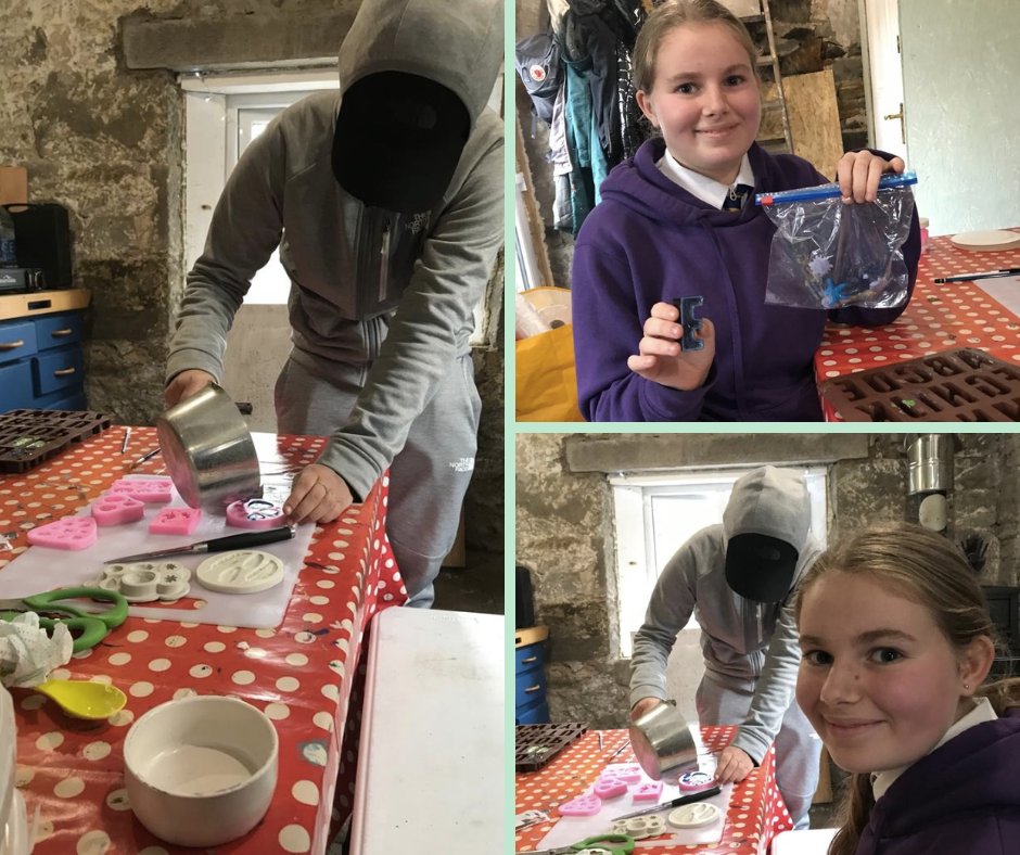 Chit Chat Art with Marr S2/3 
Had a great time learning the soap-making process in the Bothy. A cosy afternoon with bacon rolls, hot chocolates and lots of chat ☺️