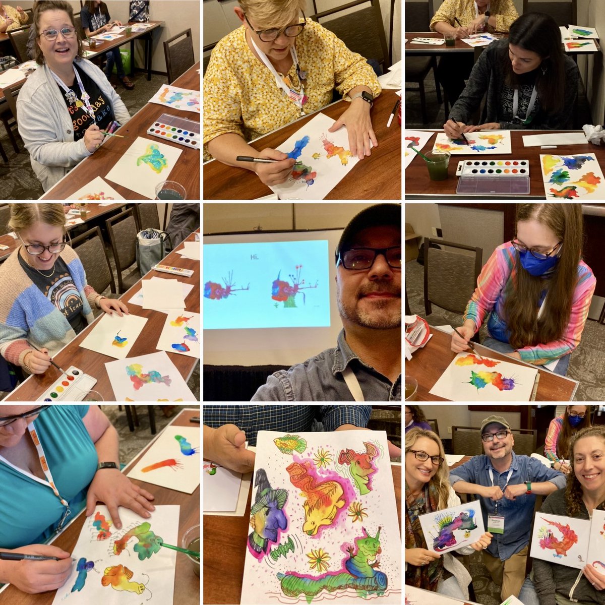 SLESart (@slesartclass) on Twitter photo I had a wonderful time presenting at the 2022 <a href="/VAartED/">Virginia Art Ed Assn</a> conference in Richmond, last week. A fantastic group of VA art educators joined me in creating Splotch Monsters, and I also learned a lot from the wide variety of workshops offered this year! <a href="/SeldensLanding/">seldens.landing.es</a> #vaeaarted I had a wonderful time presenting at the 2022 <a href="/VAartED/">Virginia Art Ed Assn</a> conference in Richmond, last week. A fantastic group of VA art educators joined me in creating Splotch Monsters, and I also learned a lot from the wide variety of workshops offered this year! <a href="/SeldensLanding/">seldens.landing.es</a> #vaeaarted