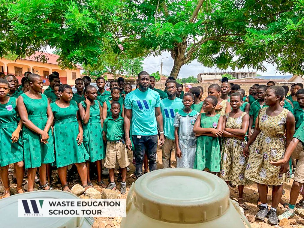 Insight of our resent activities to educate society, Wasteman has embarked on a Waste Education School Tour.

Shots:

#waste #wastemangh #cleanghanainitiative #keepghanaclean #wastemanagement #voltaregion #mest #node8 #sdgs #education #school #environmentalprotectionagency