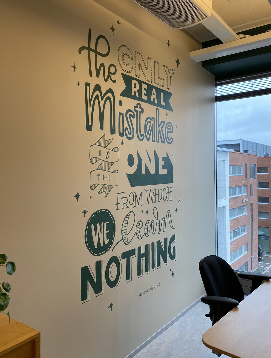 dcommshub's tweet photo. Taking a break at work and seriously appreciating the message on the wall in front of me. #communication #learning #Wellbeing #Energy https://t.co/Cn2kRwXHxT
