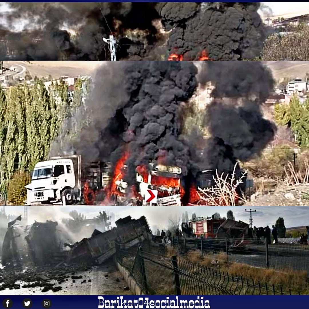 Bugün Tutak ilçemizde yakıt tankeri ve yolcu otobüsünün kafa kafaya çarpışması sonucu gerçekleşen feci kazada hayatını kaybedenlere Allah'tan rahmet diler,yaralılara acil şifalar dileriz.
#başımızsağolsun 
#barikat04 #unibarikat04 #morbarikat04 #ataunibarikat04 #barikat04lise