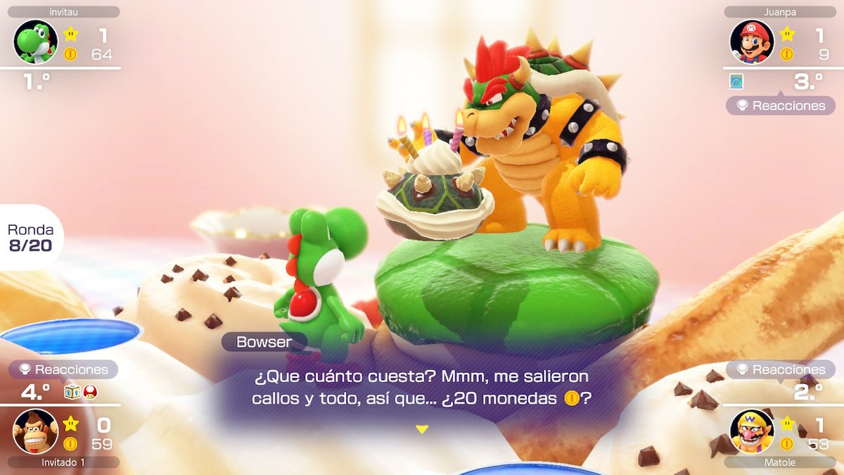 matole's tweet image. come torta #MarioPartySuperstars #NintendoSwitch