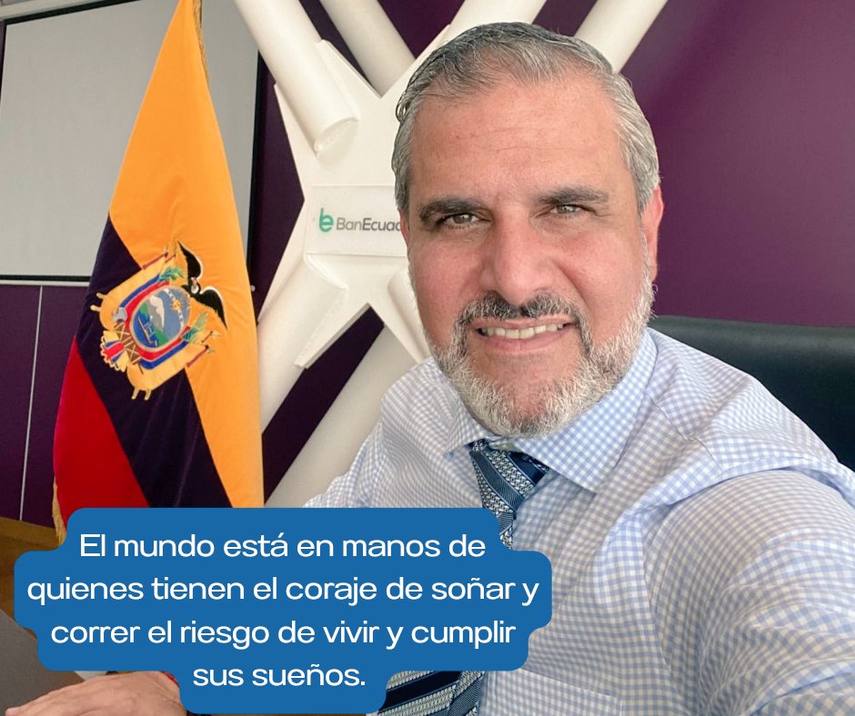 mauricio_salem_'s tweet photo. Saber que desde @BanEcuadorBP estamos cristalizando día a día los sueños de miles de familias nos impulsa a seguir adelante. Porque sabemos que vamos en el camino correcto 💪🏻🇪🇨✅ y nuestro único afán es servir. 

Un excelente #Lunes  y una grandiosa semana para todos 🙌🏻🫂 https://t.co/YjIq1nKBLV