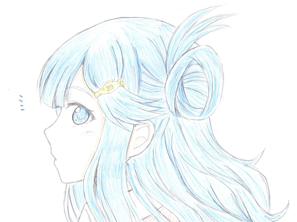「美人の浅利七海さんのほっぺをつつきたい(過去絵繋げてみたら違和感なかった)#浅利」|Mikazeのイラスト
