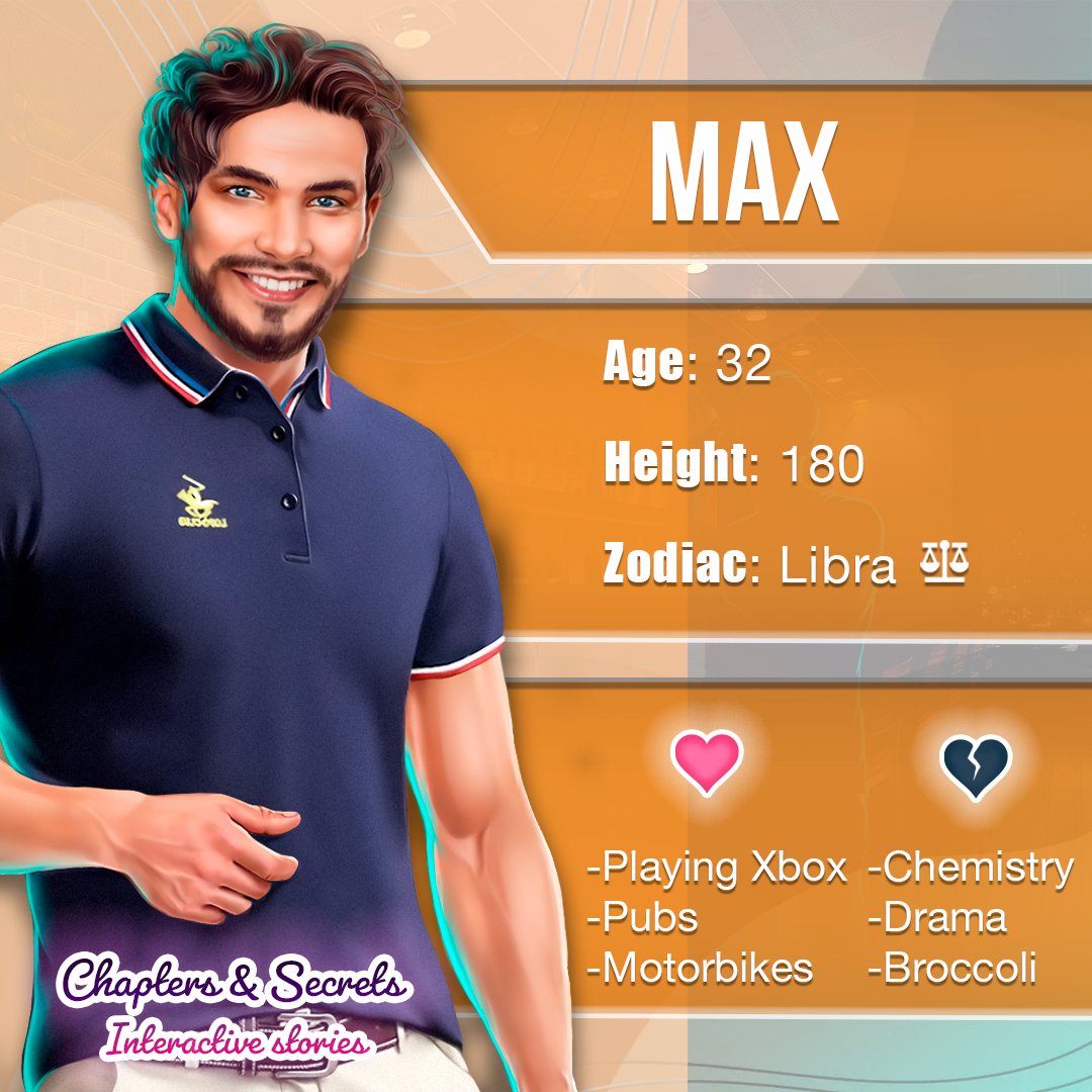 ChaptersSecrets's tweet photo. Libra men are very sensitive but masculine ๐ช
This handsome guy will steal your heart without notice. Are you ready to give in - YES ๐ or NO ๐?
#visualnovel #love #libra #game #interactivestory #characterdesign #romance #episodegame https://t.co/gcqleS4RgF
