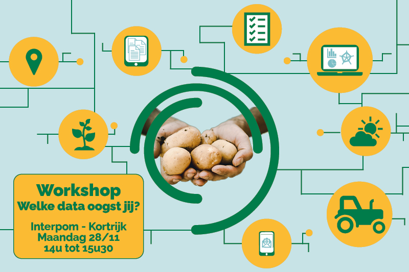 Welke data oogst jij? 🌱
&gt; Doe mee aan onze workshop | Interpom '22
<a href="/ILVOvlaanderen/">ILVO</a> en PCA slaan de handen in elkaar en willen JOUW MENING als aardappelteler over digitaliseren en datadelen.
Geef de toekomst mee vorm!
👉Schrijf je nu in op: bit.ly/3DXNzz0