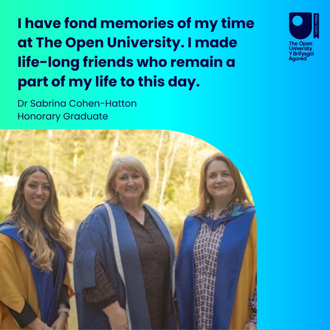 NEWS: Ruth Jones and Dr Sabrina Cohen-Hatton honoured by The Open University in Wales

open.ac.uk/wales/en/news/…