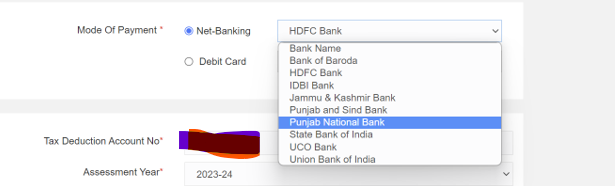 saurabhd0605's tweet photo. Why @ICICIBank not coming in the drop down while making the payment of TDS and TCS on @nsdlpb website ? @IncomeTaxIndia @IncomeTaxIndia https://t.co/Kdj7mtfk6s
