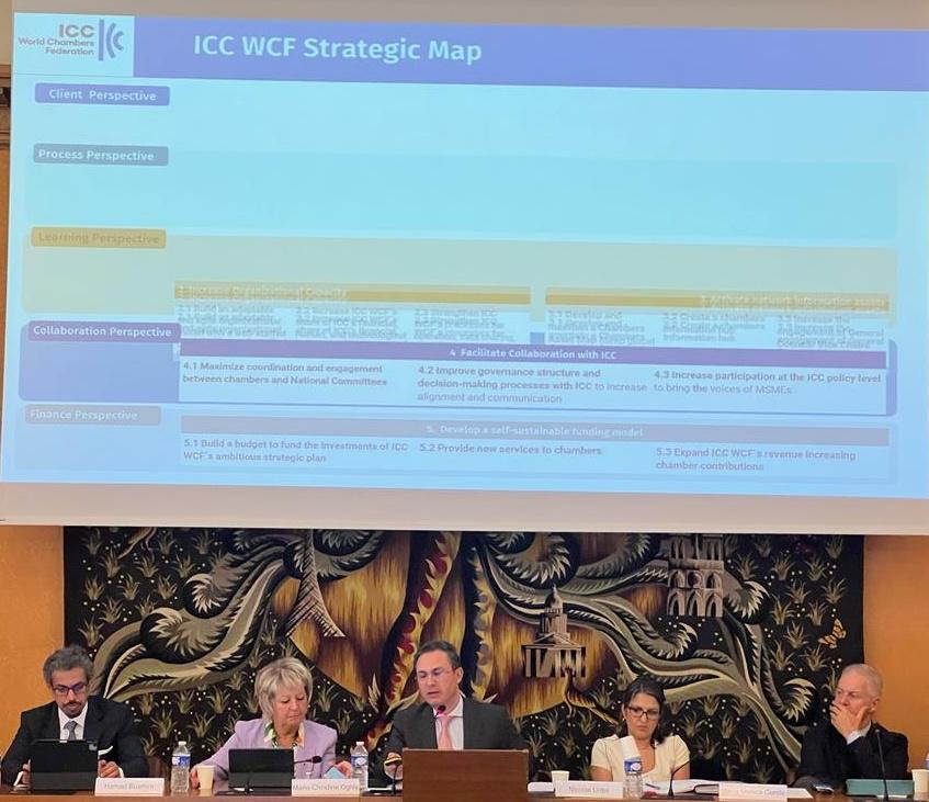 NicolasUribe's tweet photo. Presenté en el Consejo General de la Federación Mundial de Cámaras @WorldChambers,  la estrategia para los próximos 3 años: Una apuesta por el crecimiento de nuestra organización y su influencia para activar soluciones a Cámaras de Comercio y empresas en el mundo entero. https://t.co/FTAM58gMt7