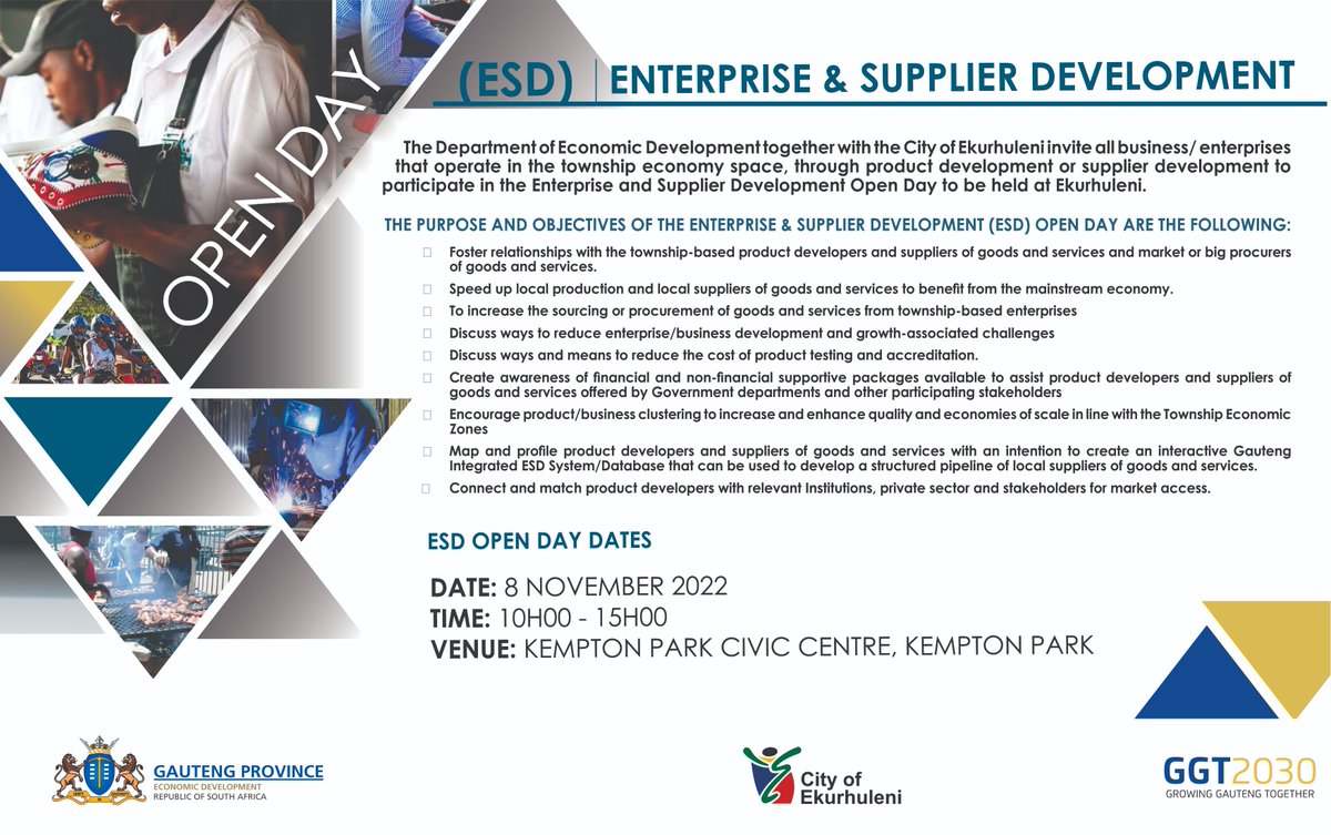 CITY OF EKURHULENI on Twitter "Kempton Park is where the Enterprise