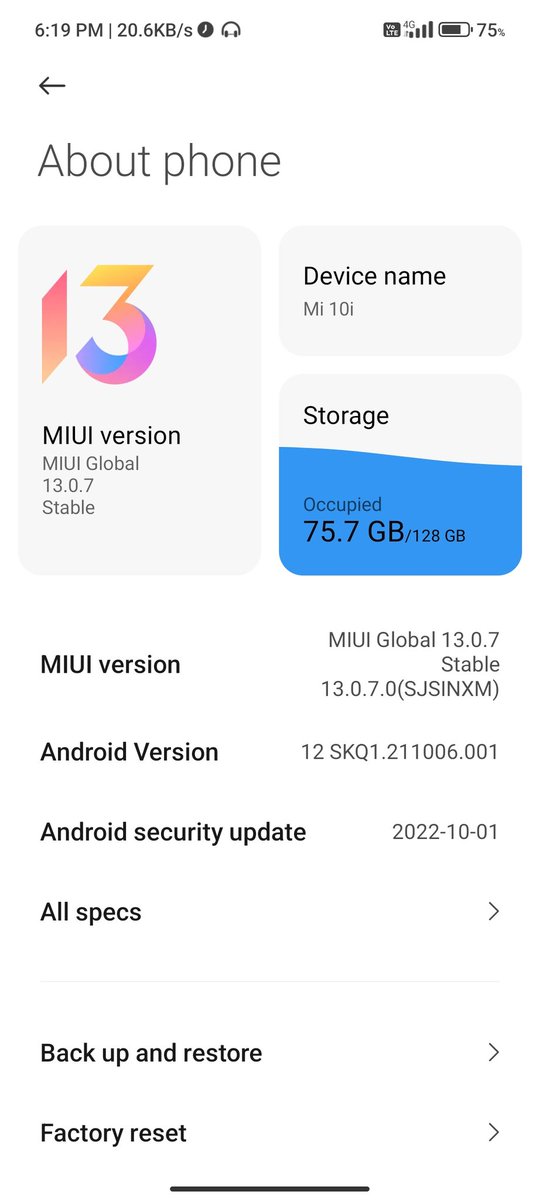 Kanha16447520's tweet photo. Hello dear Xiaomi
I'm mi 10i user
Get camera not working issue again after receiving miui V.13.0.7.0 SJSINXM ota update today
@XiaomiIndia @MiIndiaSupport @Xiaomi @MIUI_India @miuirom #mi10i #cameradead #MIUI #miuiupdate #Xiaomi #mi https://t.co/fd1dkaHuDn