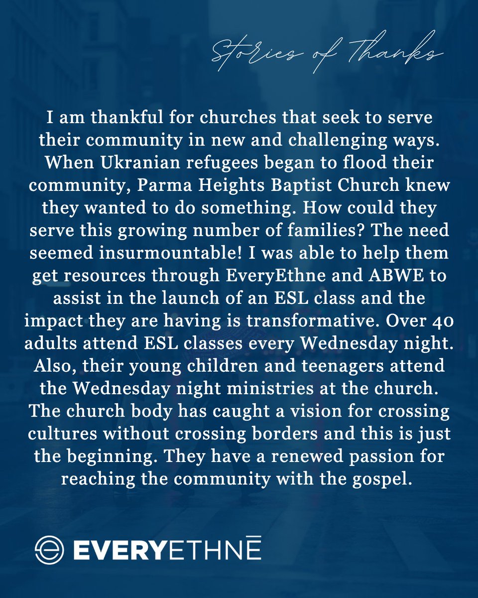 thadbergmeier's tweet photo. I am so thankful for Pastors Shane &amp; Dan and many others from Parma Heights Baptist Church. So much could be said about the passion they have to reach lost people in their community. Here is just one short story...

#StoriesOfThanks
@EveryEthne 
@ABWE_Intl https://t.co/HjjgtNs3mV