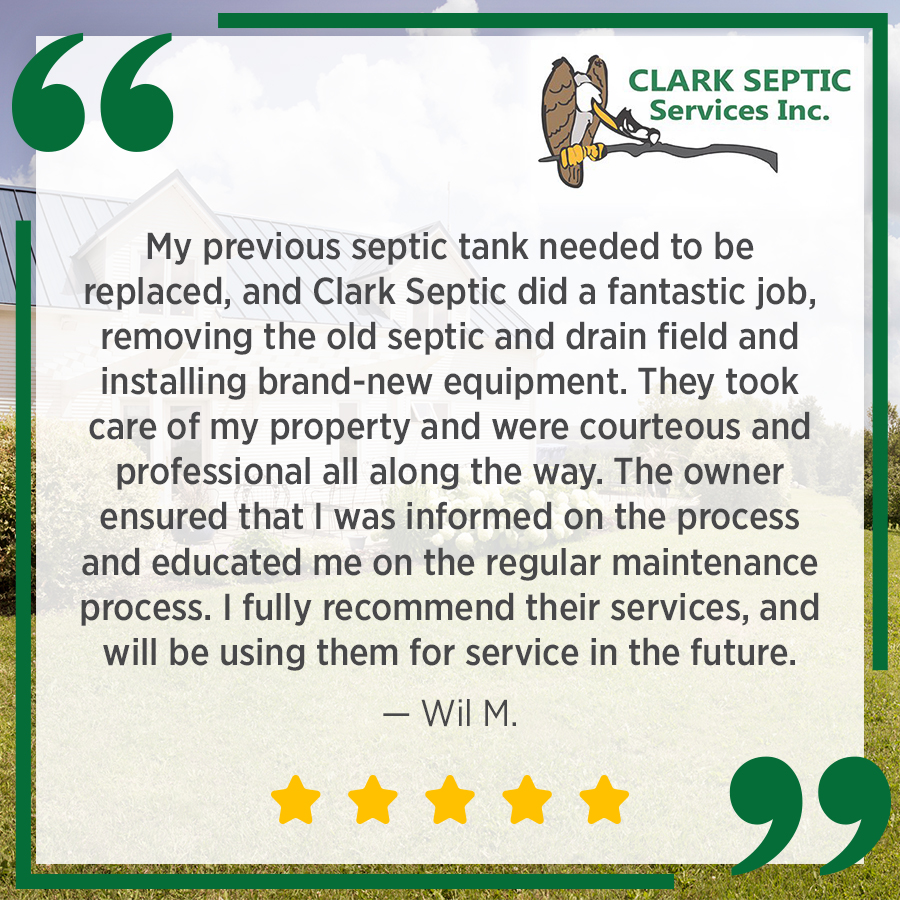 We take the time to do our job with quality and care, keeping you informed every step of the way so that you are confident in your septic system. We are proud to offer excellent service to each of our clients. ow.ly/qN9V50LsNUu #clarkseptic #septictanks