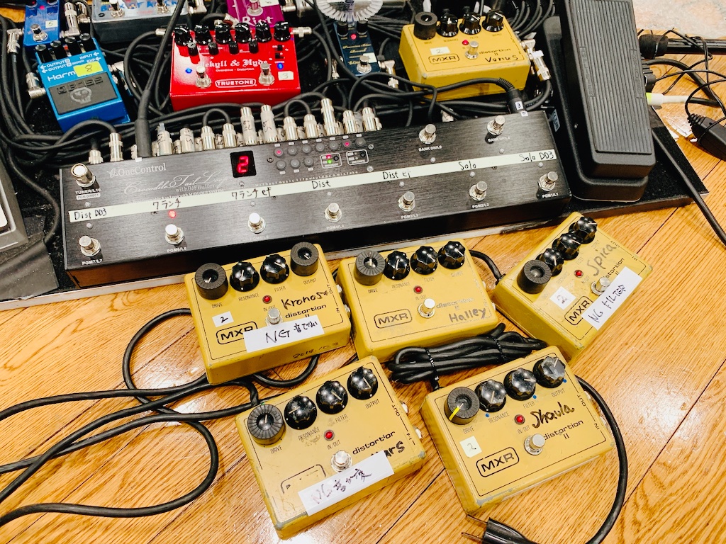 予備としてストックしておいた「MXR Distortion Ⅱ」ですが、、、 使っ 予備としてストックしておいた「MXR Distortion Ⅱ」ですが、、、 使っ