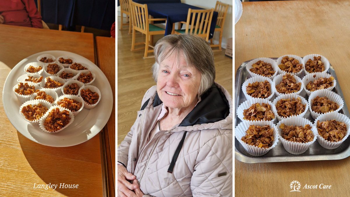 ascotcareNE's tweet photo. Good afternoon from Langley House 👋

We had a great time making chocolate crispie cakes, and really enjoyed eating them!! 😆

➡️ https://t.co/O245XiAU21

#AscotCareNE #ActivityDays https://t.co/6VhrNMcp2W
