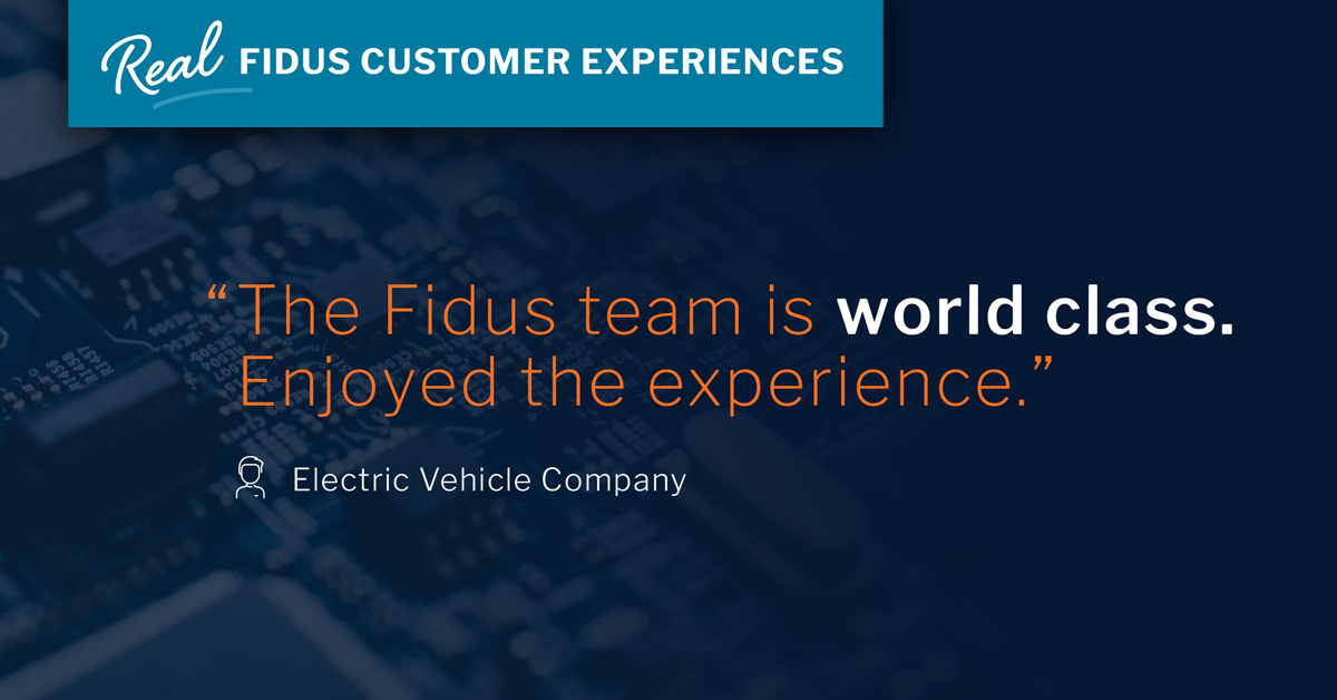 We appreciate it when our clients take the time to share their experiences with Fidus. Thank you for the opportunity to work with you again and again.  #Fidus #Fidus_Testimonial #Firsttimeright