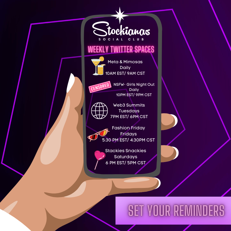 Stockianas's tweet photo. #SetReminders #Stockianas #TwitterSpaces https://t.co/1JpCYFFe0f
