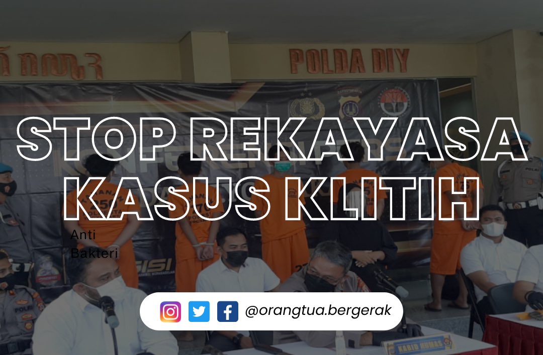 TERDAKWA KLITIH JOGJA SALAH TANGKAP?

Penyiksaan, pelanggaran, dan fakta kasus #Klitih Gedongkuning, Yogyakarta. Lima pemuda dengan alibi kuat tak ada di lokasi didakwa melakukan klitih tanpa bukti yang kuat.

#SalahTangkapKlitih #StopRekayasa