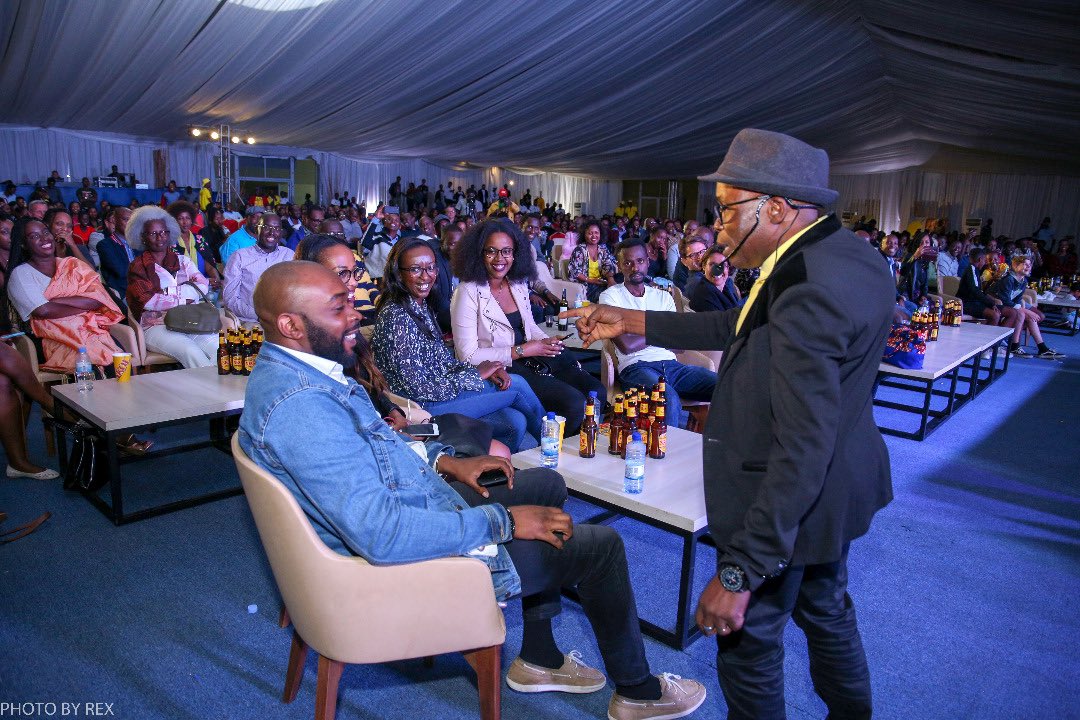 ArtVille_Rw's tweet photo. In our previous edition of “caravane du rire” we brought you for the first time ever, in Kigali, in Bujumbura and bukavu, the legendary MICHEL GOHOU🫡😄. This time is so special cause you can tell us who you’d love to see this December for the 2nd  edition🔥🔥 https://t.co/asmp6FPWze