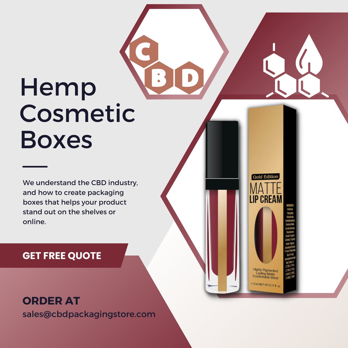CbdPackaging's tweet image. 𝐇𝐞𝐦𝐩 𝐂𝐨𝐬𝐦𝐞𝐭𝐢𝐜 𝐁𝐨𝐱𝐞𝐬
Get an instant &amp;amp; Free Quote 👉 buff.ly/3sXevsf

#cbdpackagingstore #cbd #cbdhemppackaging #cbdhempboxes #hempcosmeticpackaging #cbdproducts #cbdcustomboxes #cbdpackaging #ecofriendlyboxes #customboxpackaging #customboxes #packaging