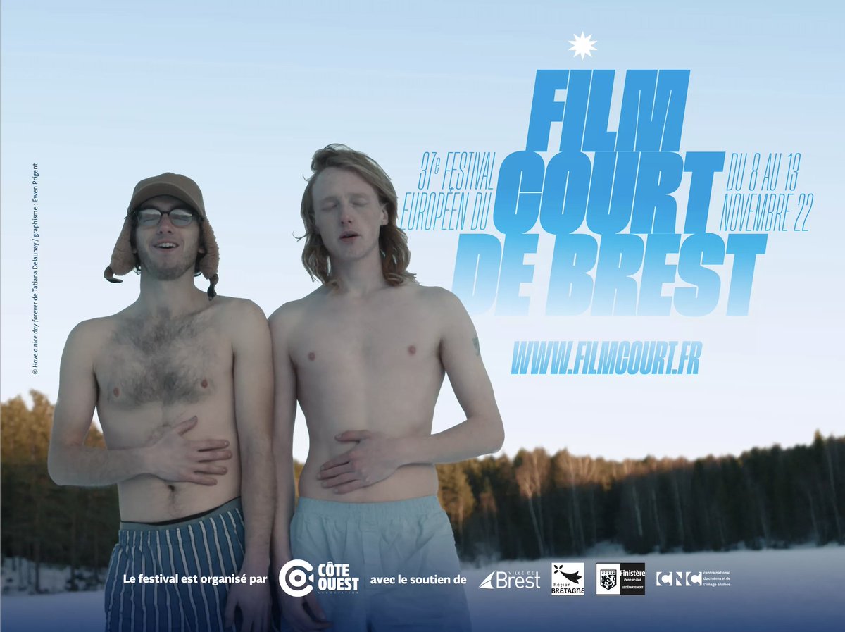 🎥 Nous vous donnons rendez-vous du 8 au 10 novembre au Festival Européen du Film Court de Brest (<a href="/FilmCourt/">Film Court de Brest</a>) ! 
📞  Prenez rendez-vous pour nous rencontrer et parler de vos projets : 02 99 28 44 60 / contact@cinema.bretagne.bzh
💙 Tout sur le festival : bit.ly/3DC3PUY