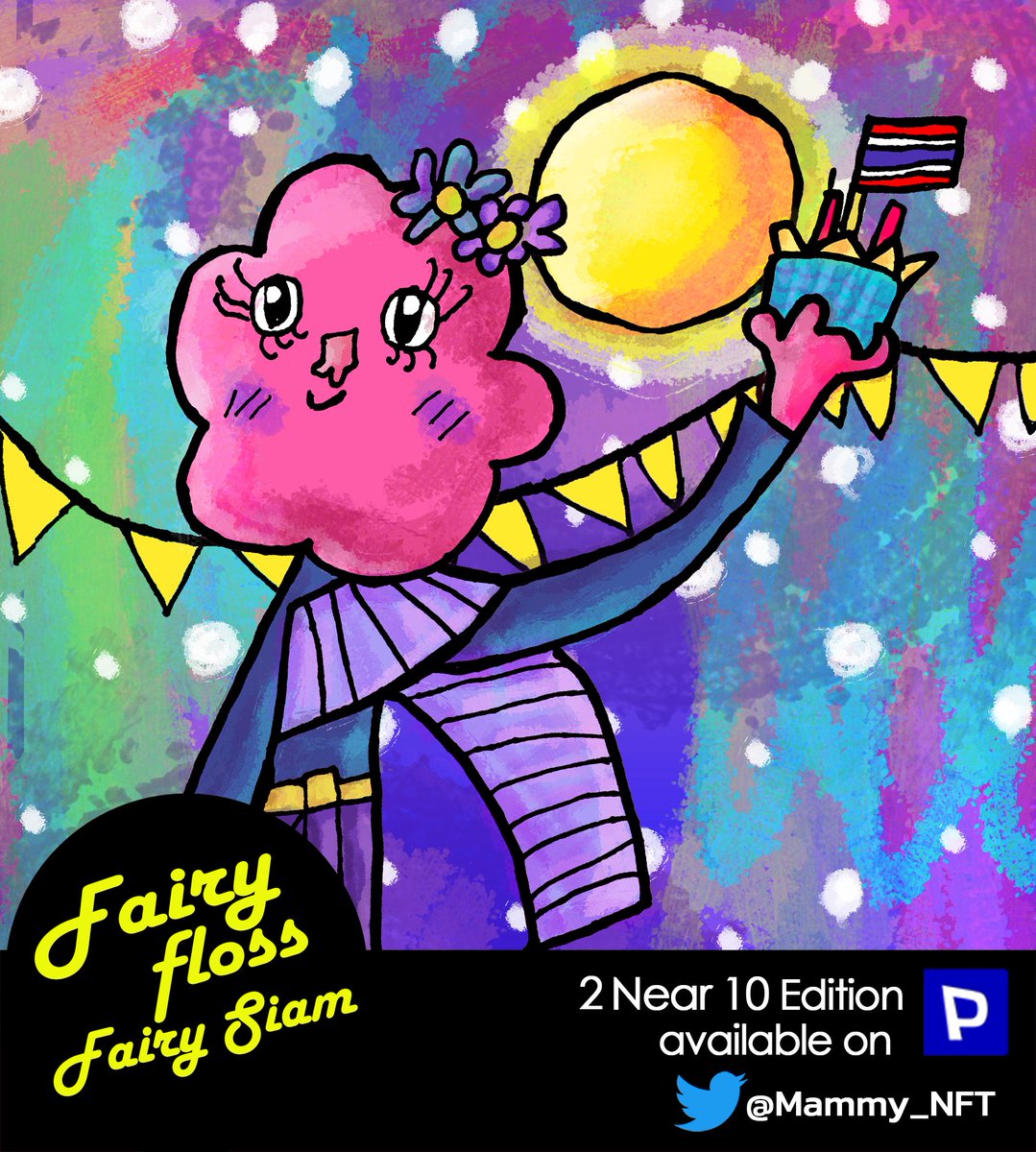 🌟new Drop!!! "Fairy Siam" 
10 EDITION (PNG File+Animate ) เต็มคาราเบลค่ะ!!! 
paras.id/token/x.paras.…
❤️กราบขอบคุณที่เอ็นดูสนับสนุนน้องลำพูเช่นเคยค่ะ 
#NFTThaicommunity #Nftarts #collectibles  #Kidart #NFTcommunity #NFTCollector #Fairyfoss #lampookid <a href="/ParasHQ/">Paras 🟩🟧</a> #paras <a href="/NearNft/">NEAR NFT • News Club (22K)</a>