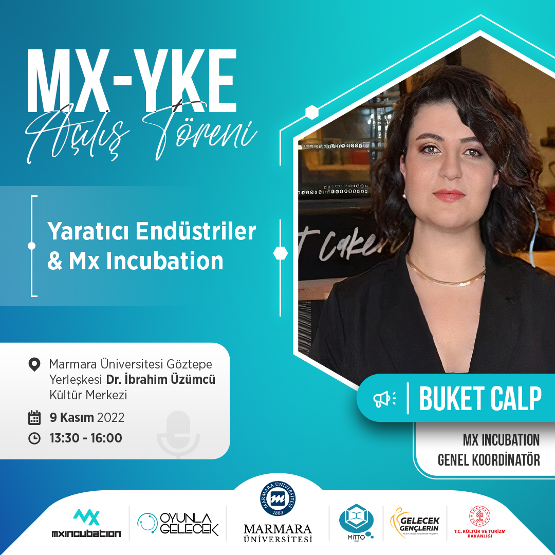 mxstartup_mx's tweet photo. Yaratıcı Endüstriler Ekosistemi , 9 Kasım Çarşamba 13.30 da İbrahim  Üzümcü Kültür Merkezi’nde yeni bir yolculuğa çıkmak için Girişimci'lerini bekleyecek! https://t.co/yM4mt8loJV