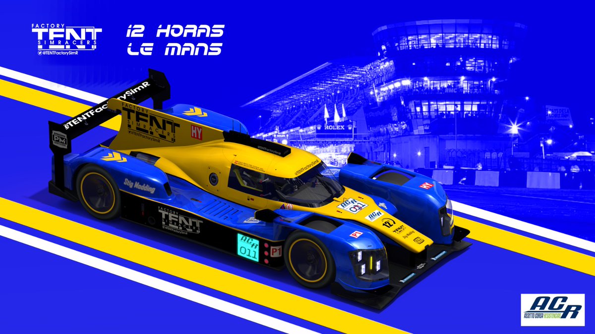 TENTFactorySimR's tweet image. Primer coche preparado para las 12h de Le Mans de @Acr_assetto 
Diseñado por @pablo_ms8 
😱😱😱
Vamos a ver si tenemos suerte
💪💪💪💪