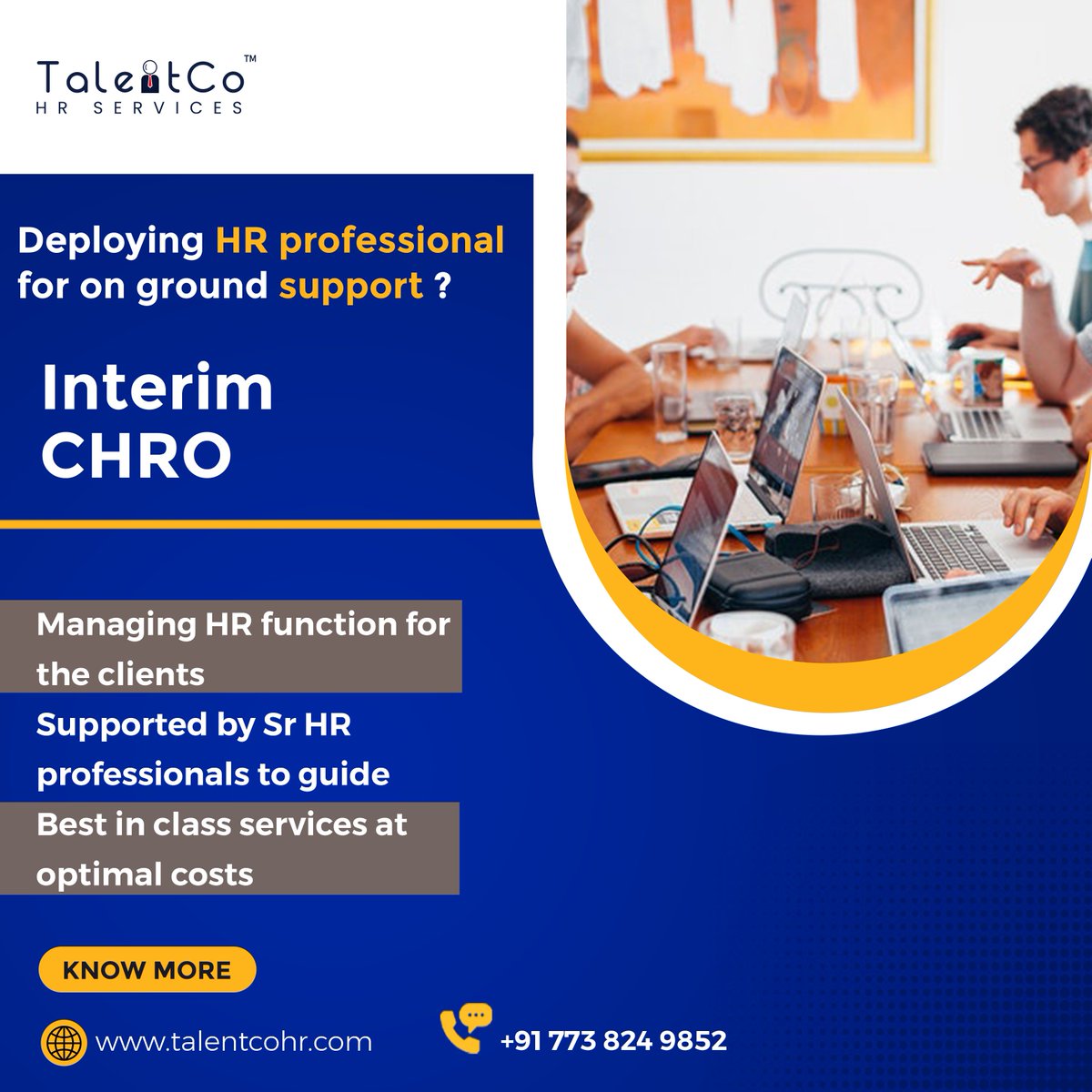 HrTalentco's tweet photo. Visit us : https://t.co/OZUO4ElCfu
Contact us : bd@talentcohr.com / +91 9987596852
#TalentCohr #hrsolutions #HRservices #interimchro #yourchro https://t.co/84H1nvorK0