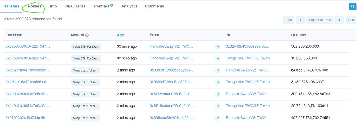 ShortTheBanker's tweet photo. 5) Go to Holders and click on Analytics. There you can see from the 8th to 6th Holder, accumulating consistently. https://t.co/VEMY1n9YWB