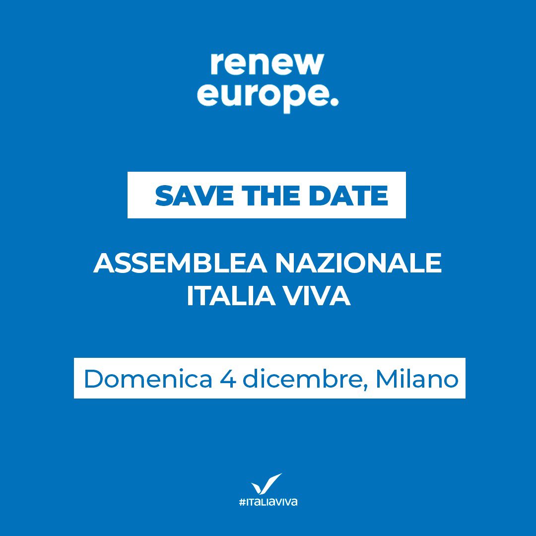 ItaliaViva's tweet photo. #savethedate #terzopolo #italiasulserio @Azione_it https://t.co/k7vv6IseRO