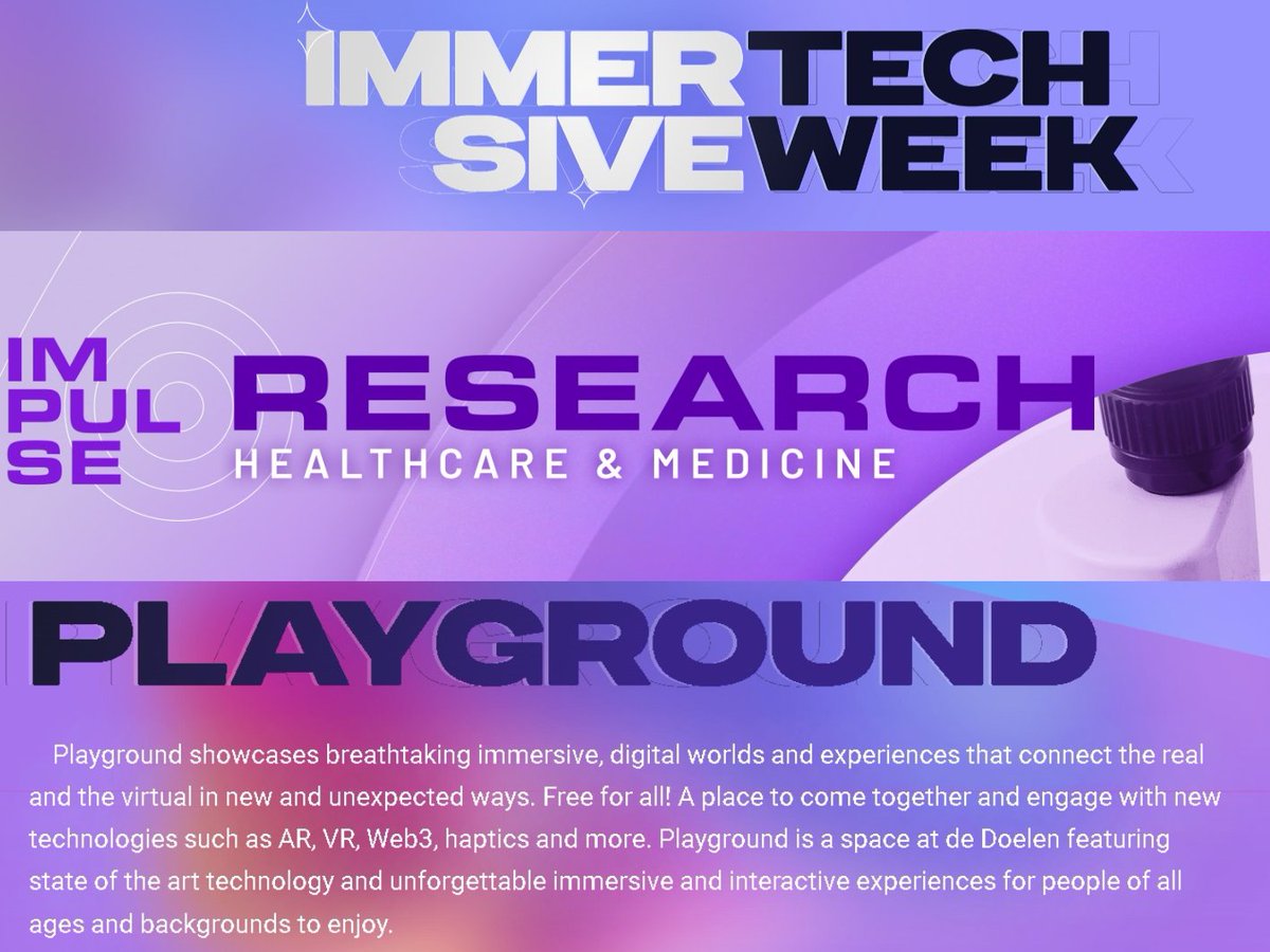 vrhealthy's tweet photo. We're excited to be heading to @VRDays at the end of the month to conduct some research as part of the Playground and be part of the Impulse|Research programme! Let us know if you'll be there too #VRDays #conference #research #immersivetechweek #VR #vrhealthy https://t.co/KwHjvFcxbl