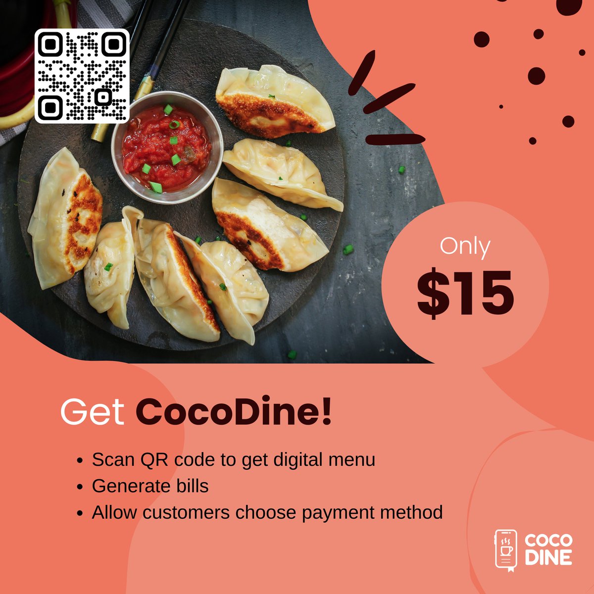 coco_dine's tweet photo. DM us to book free demo session 📩
#restaurant #cocodine #restaurantlife #papermenu #restaurantbusiness #onlineordering #customizedmenu #restaurantowner #customerrelationshipmanagement #digitalmenu #mangementsolutions #qrcodes #qrcode #cloudkitchen https://t.co/sJJpOZQ5zx