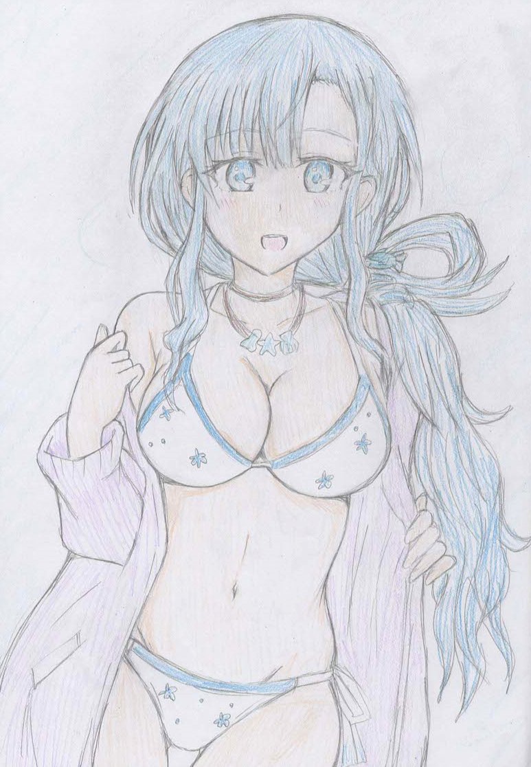「過去絵から見る浅利七海P伝説①"ぴざしさん浅利七海22歳概念"浅利七海の未来の姿」|Mikazeのイラスト