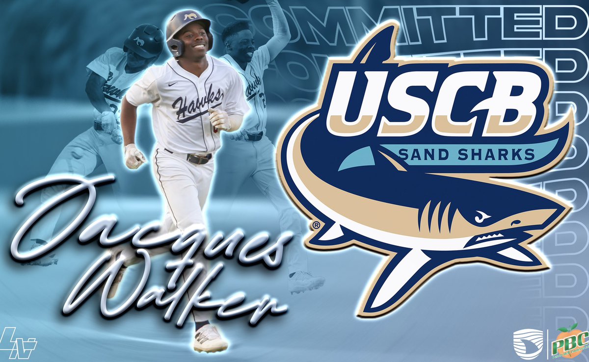 I am thrilled &amp; blessed to announce that I have decided to continue my academic &amp; athletic career at the University of South Carolina Beaufort! Thank God, my family, coaches, &amp; teammates for all the support. Go Sand Sharks! @USCBBase <a href="/TgDbacks/">TG Dbacks</a> <a href="/MCHawksBaseball/">Mill Creek HS Baseball</a> <a href="/djbawse26/">DBoston</a> <a href="/ny_guy6/">@NY_Guy6</a>