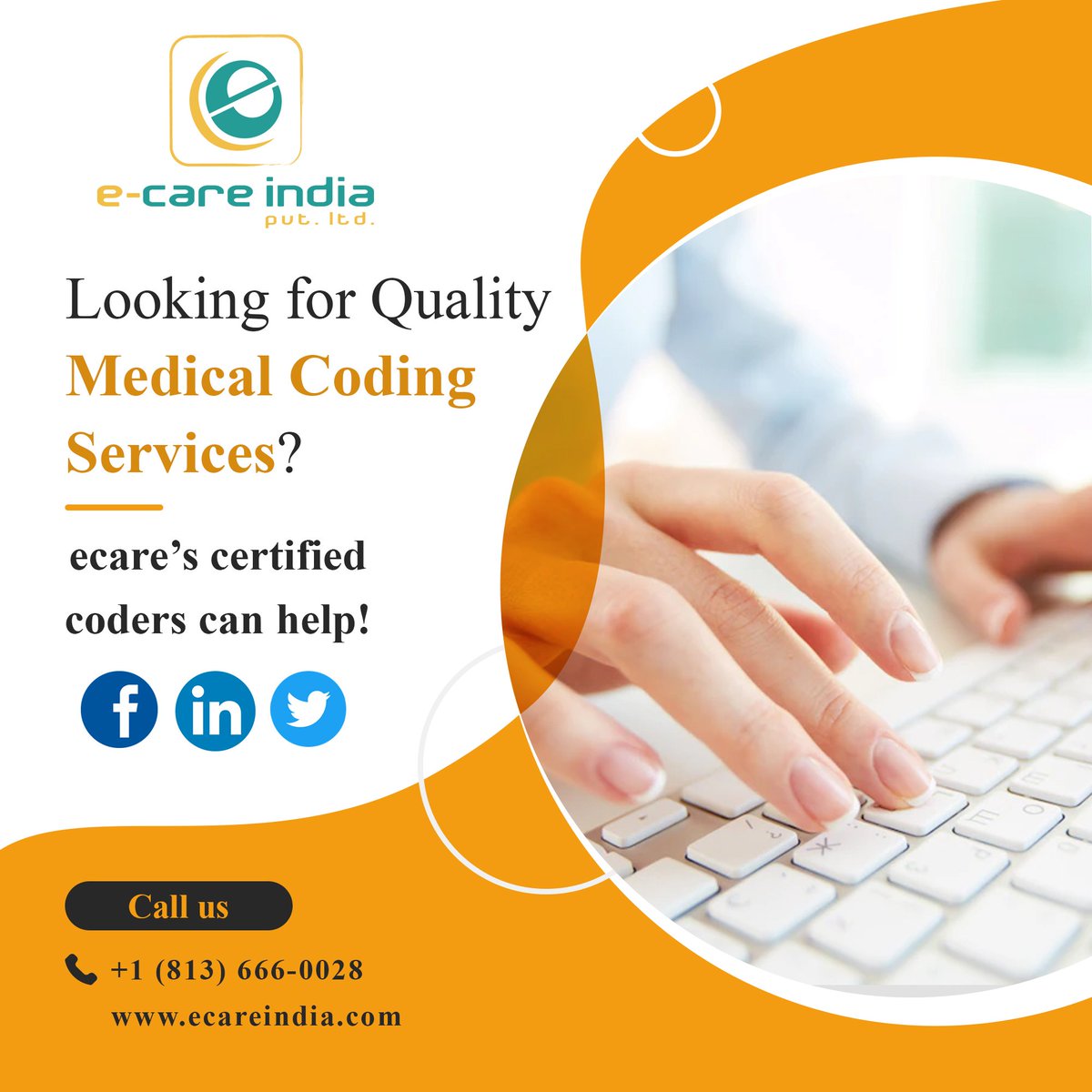 ecareindia's tweet image. Looking for Quality Medical Coding Services?  ecare’s certified coders can help!
ecareindia.com/medical-coding…
Quality Coding and Medical Billing for smooth RCM Services
#Medicalcodingservies #Medicalcodingoutsourcing #Medicalbillingindia