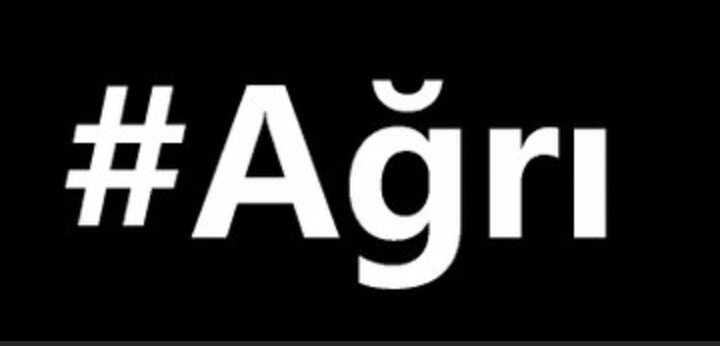 Geçmiş olsun.
Çok üzücü. 
#Ağrı