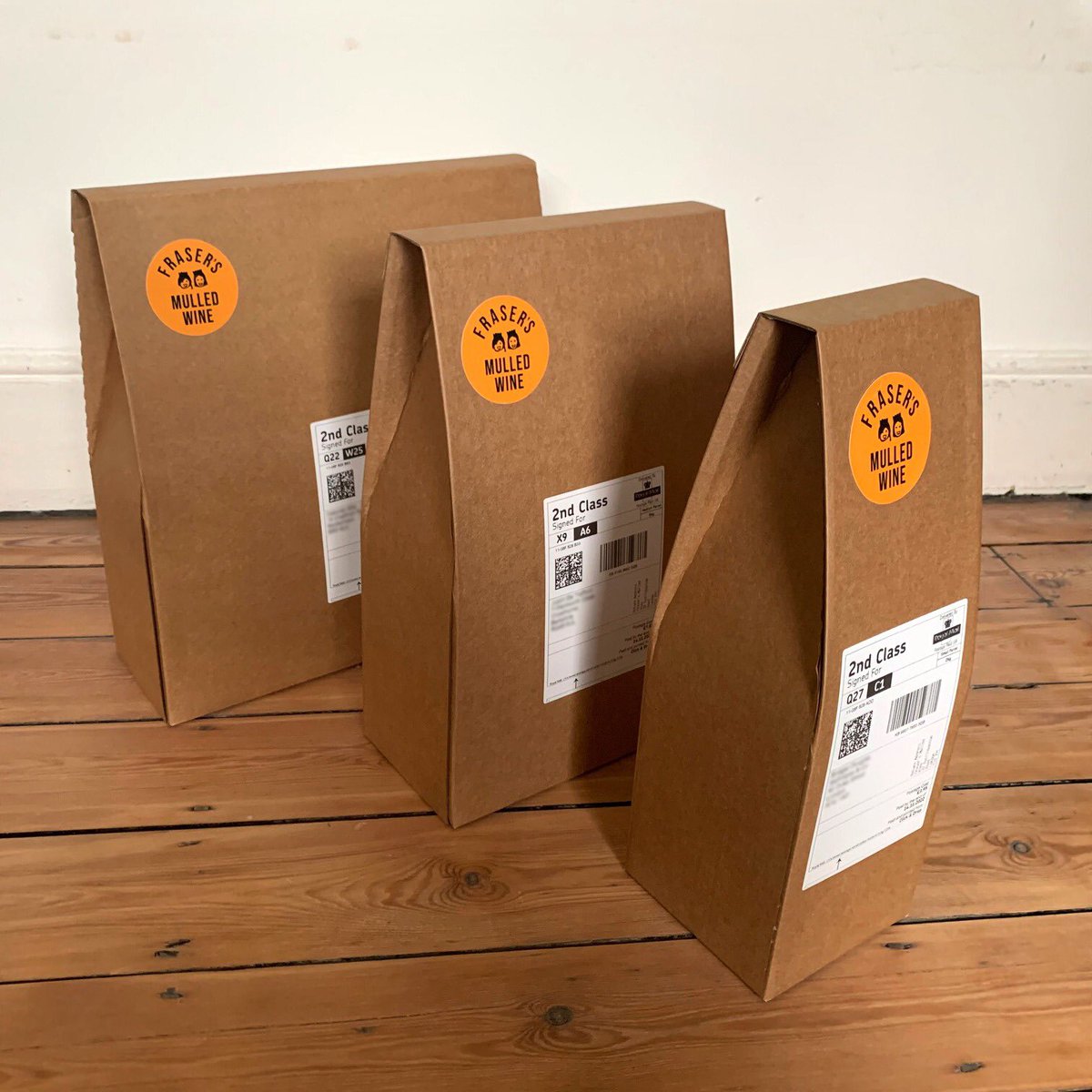 123 go!

Check out our <a href="/FlexiHex/">Flexi-Hex</a> eco packaging for sending 1,2 and 3 bottles of #mulledwine out.

Sustainable and safe, they also look great!