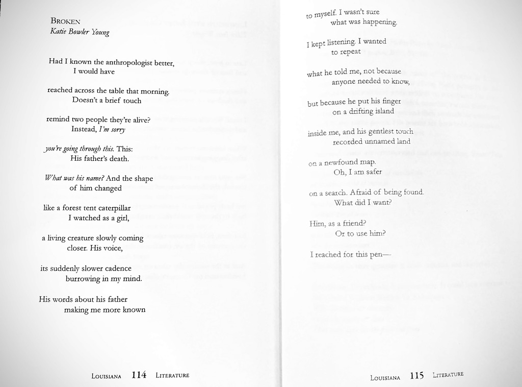 kbywrites's tweet photo. My poem "Broken" in @LaLiterature navigates choices in writing &amp; friendship. Thanks @jackbedell for including it in Issue 39.2. Proud to be alongside @EllenJuneWrites, @mgnchols, Michael Anna De Armas &amp; many other wonderful writers. https://t.co/Saw2n55lEO