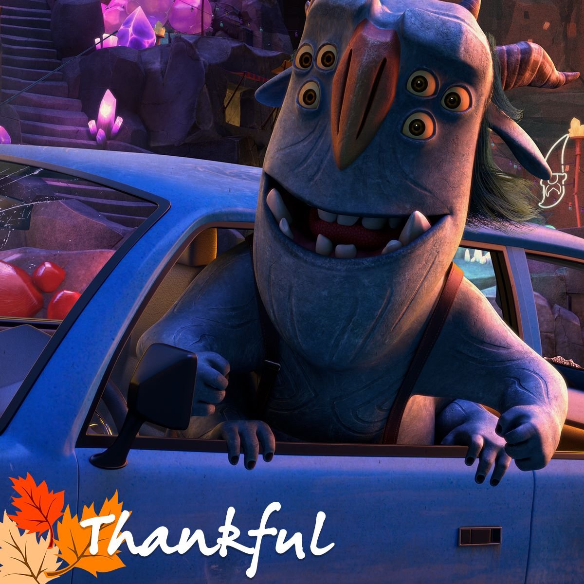 @Noehaddock There's exactly four of this so seems fitting for the Americans this month. First up, a thankful Blinky who finally got to drive a car!