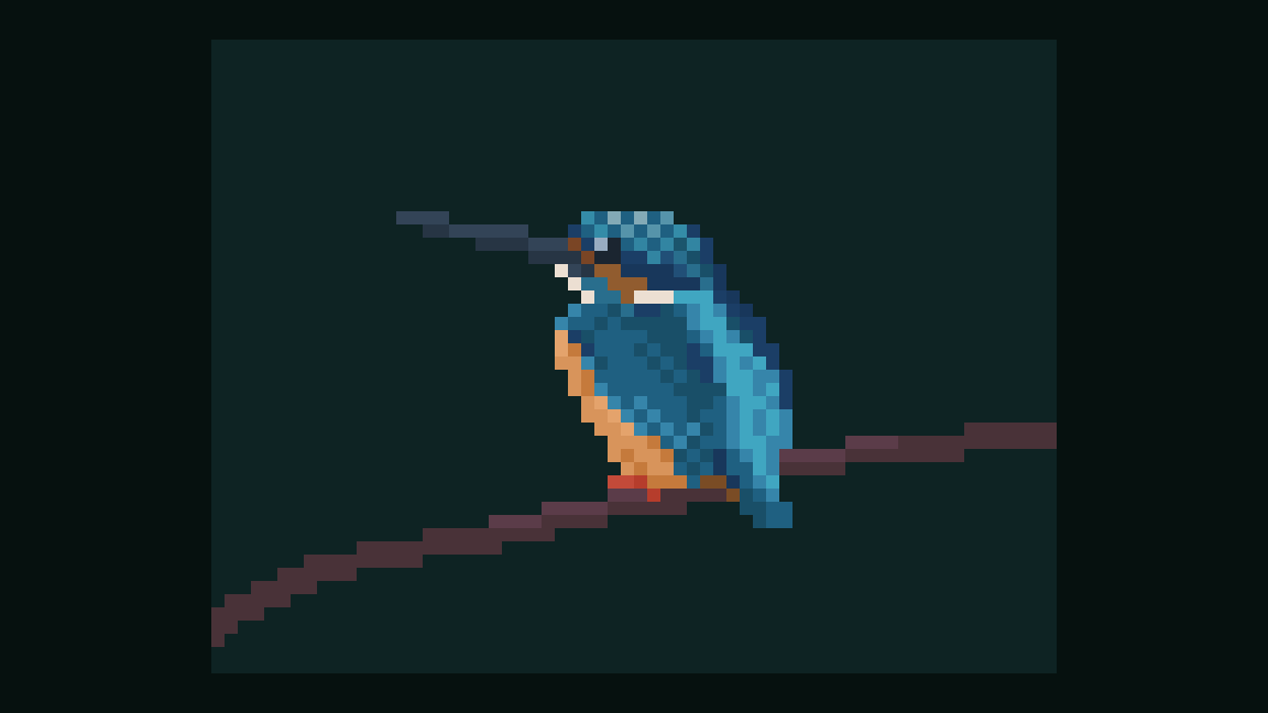 カワセミ
#pixelart #ドット絵 #毎日ドット絵