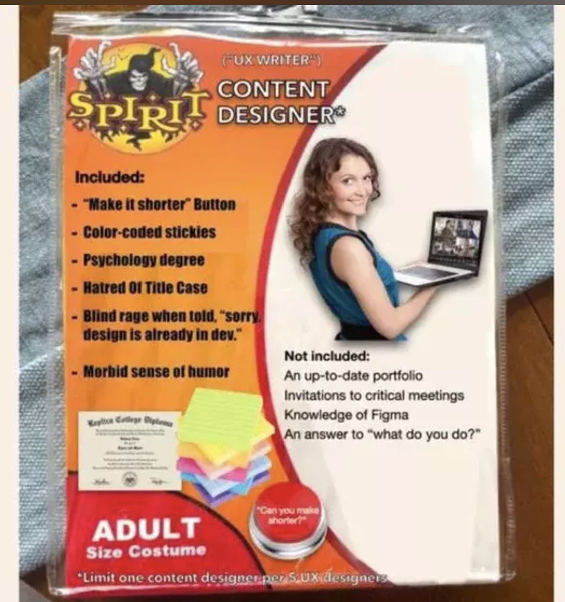 I know, this is a week late... but here's some attitudes towards #contentDesign and #uxWriting (or #UIText, if you prefer)