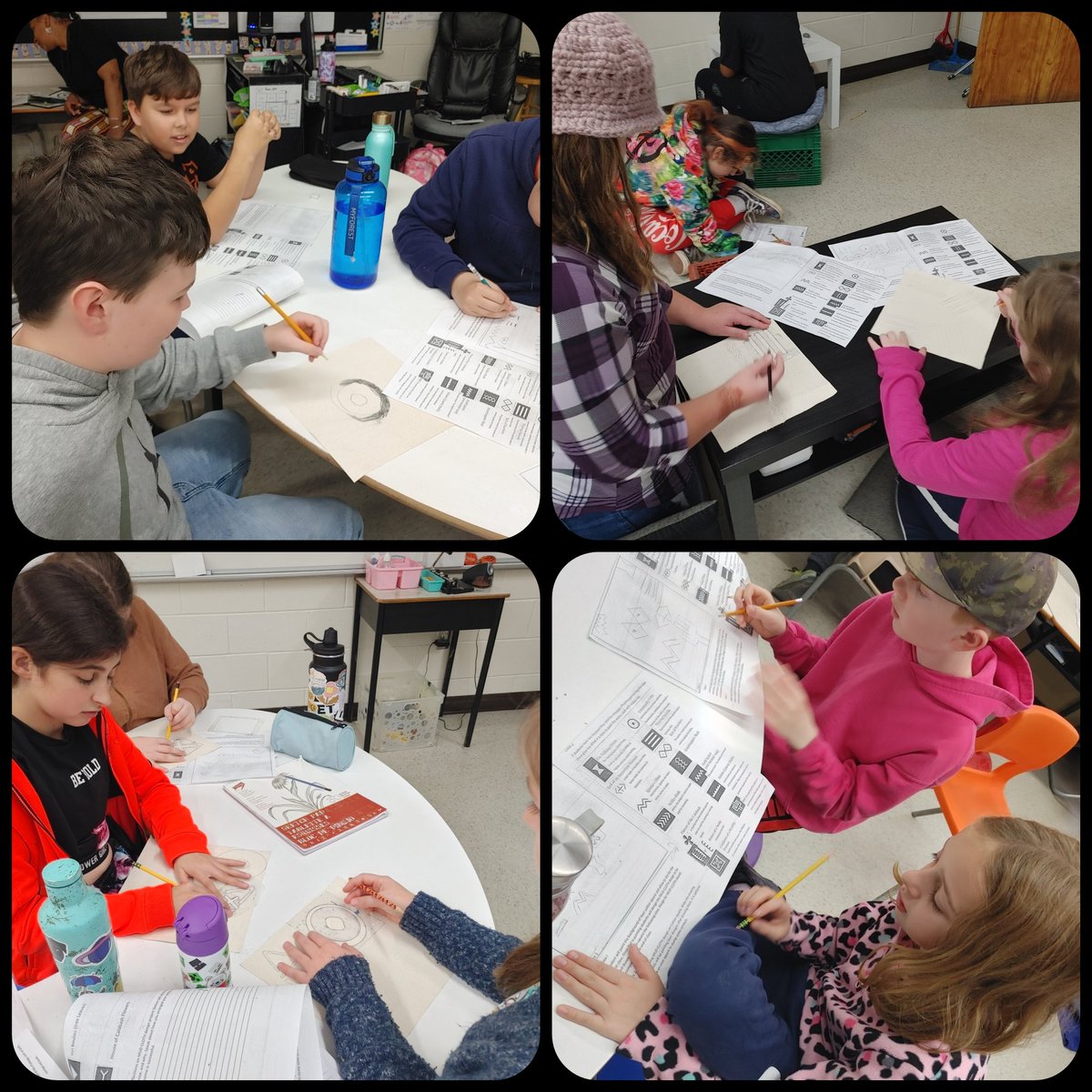 Making Mud Cloths this morning!
<a href="/RkTelementary/">RKT_elementary</a> <a href="/HRCEFineArts/">HRCEFineArts</a>