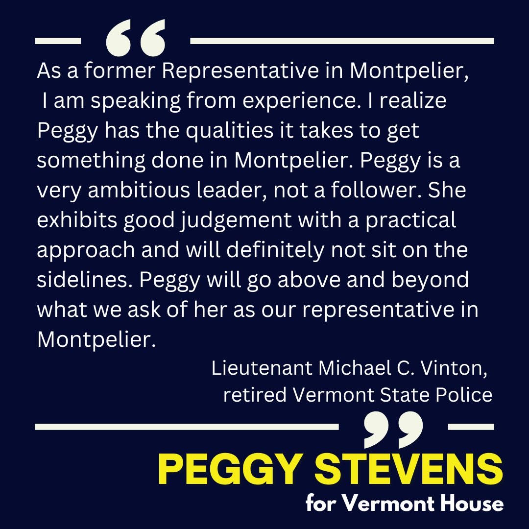 Another strong endorsement from former retired State Police Lt and former House Member. I will bring needed attention to our district, which has been ignored by R's who vote NO to reduce benefits that are so desperately needed.