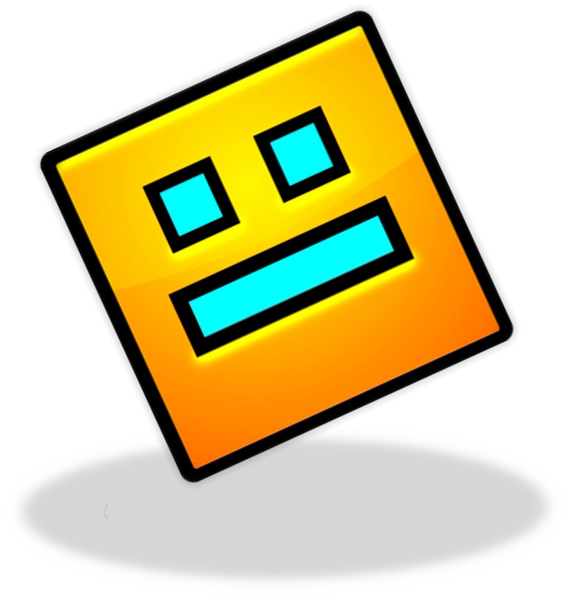 anythingbott's tweet image. Geometry Dash Cube is going to Church!